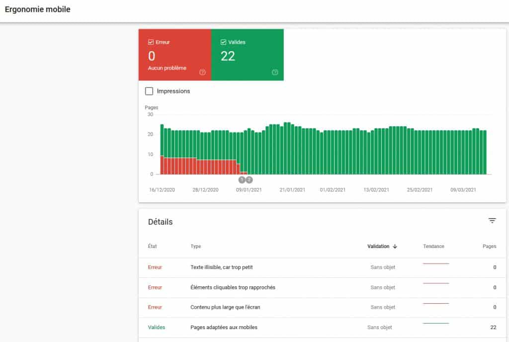 Ergonomie mobile exemple