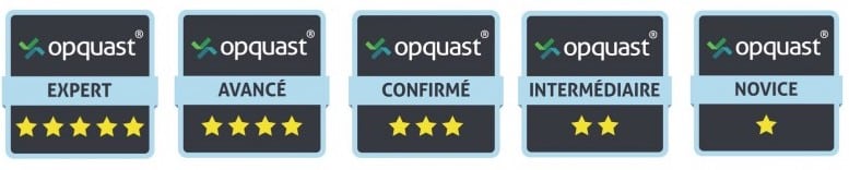 Niveaux certification Opquast